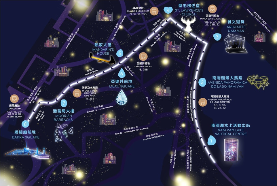 Light Festival - Map